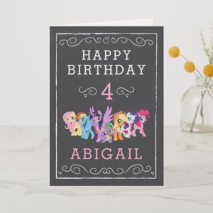 My Little Pony | Chalkboard Birthday Card
