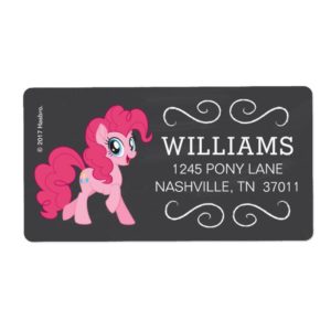 My Little Pony | Chalkboard Pinkie Pie Label