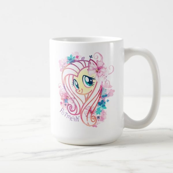 My Little Pony | Fluttershy Floral Watercolor Coffee Mug