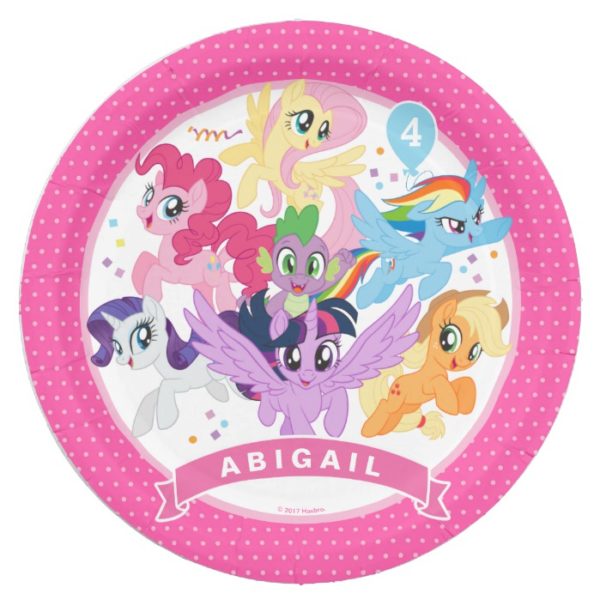 My Little Pony | Hot Pink Birthday Paper Plate