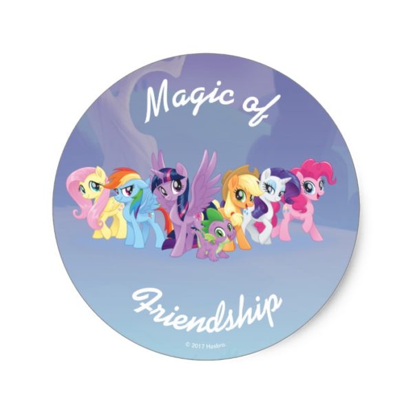 My Little Pony | Mane Six in Equestria Classic Round Sticker