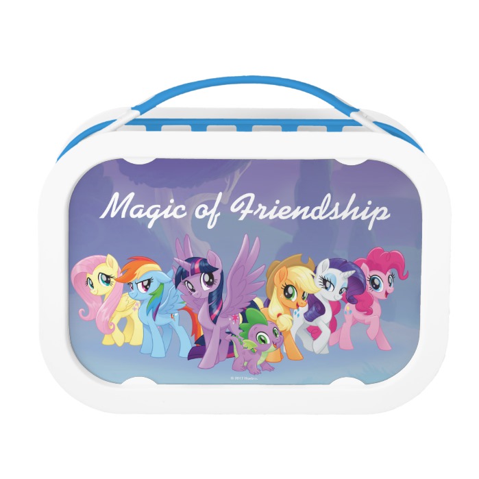 My Little Pony  Mane Six in Equestria Lunch Box - Custom Fan Art
