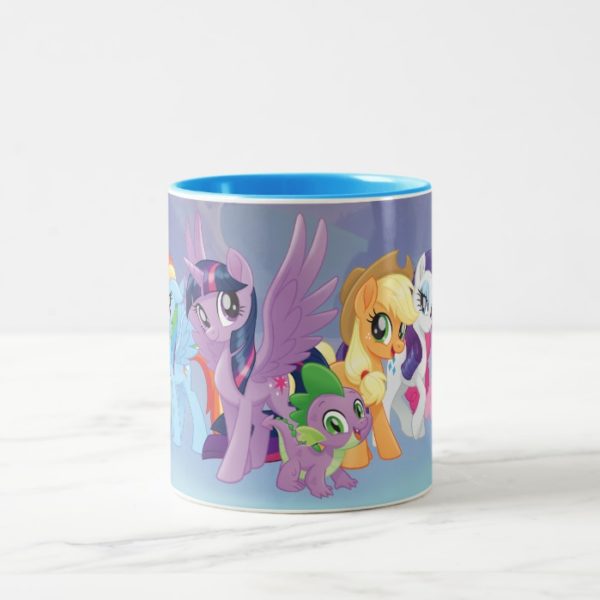 My Little Pony | Mane Six in Equestria Two-Tone Coffee Mug