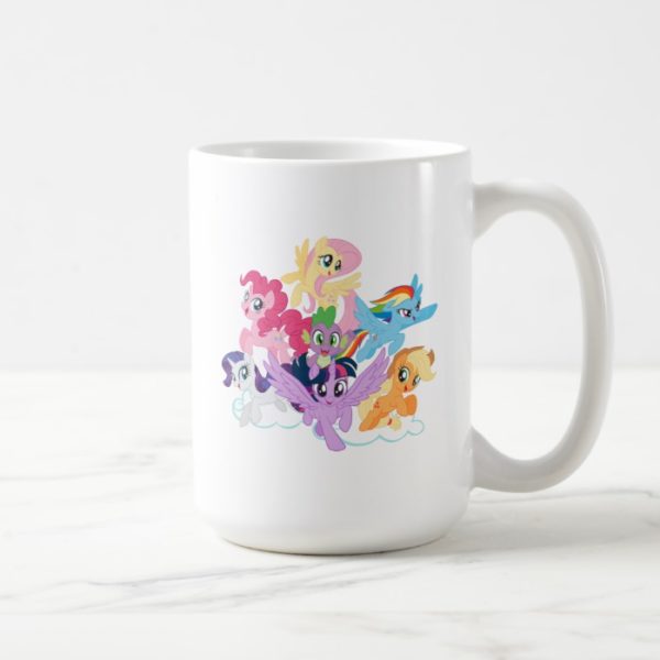 My Little Pony | Mane Six on Clouds Coffee Mug