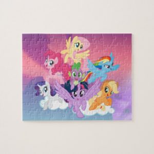 My Little Pony | Mane Six on Clouds Jigsaw Puzzle