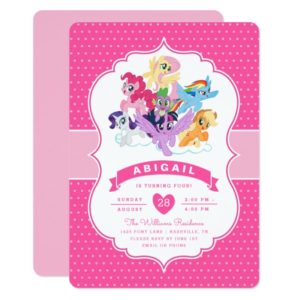My Little Pony | Pink Birthday Invitation