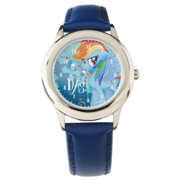 My Little Pony | Rainbow Dash Watercolor Flowers Wrist Watch