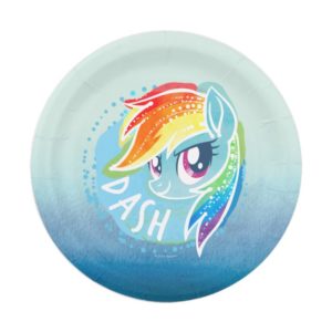 My Little Pony | Rainbow Dash Watercolor Paper Plate