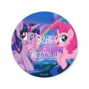 My Little Pony | Twilight and Pinkie - Discover Classic Round Sticker