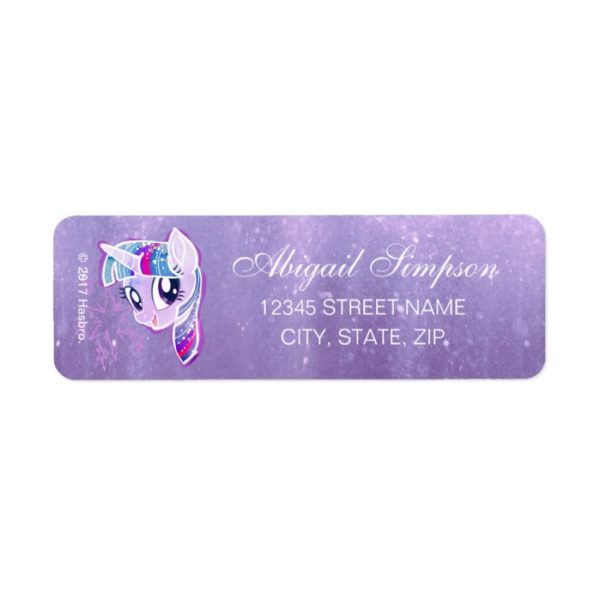 My Little Pony | Twilight Sparkle Watercolor Label