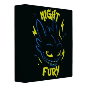 "Night Fury" Toothless Head Graphic 3 Ring Binder