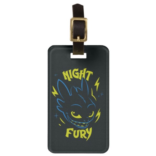 "Night Fury" Toothless Head Graphic Bag Tag