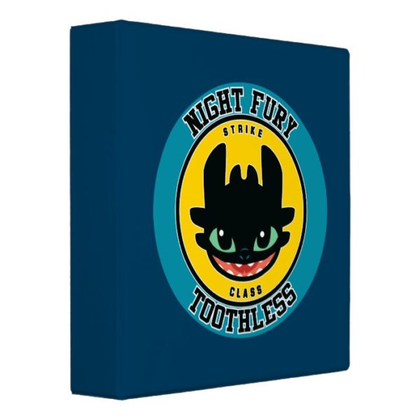 Night Fury Toothless "Strike Class" Emblem 3 Ring Binder