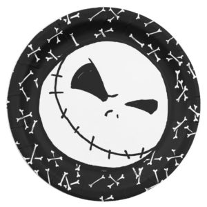 Nightmare Before Christmas Halloween Party Paper Plate