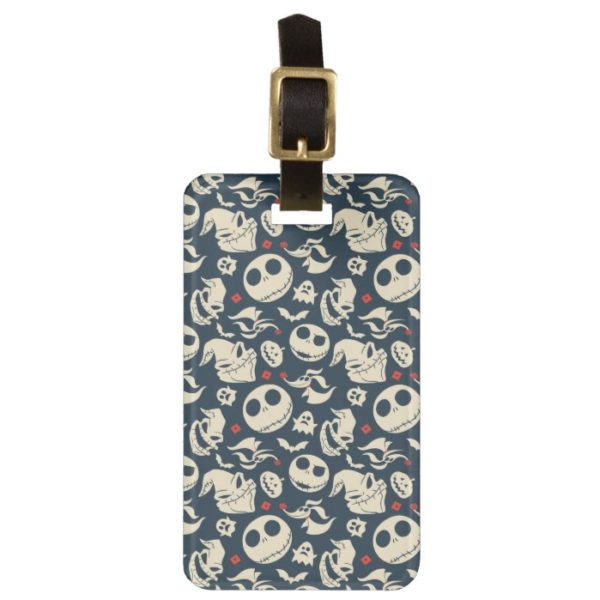 Nightmare Before Christmas | Oh What Joy - Pattern Luggage Tag