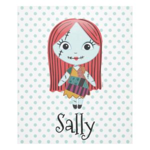 Nightmare Before Christmas | Sally Emoji Fleece Blanket