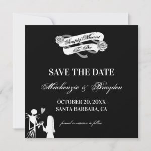 Nightmare Before Christmas - Save The Date