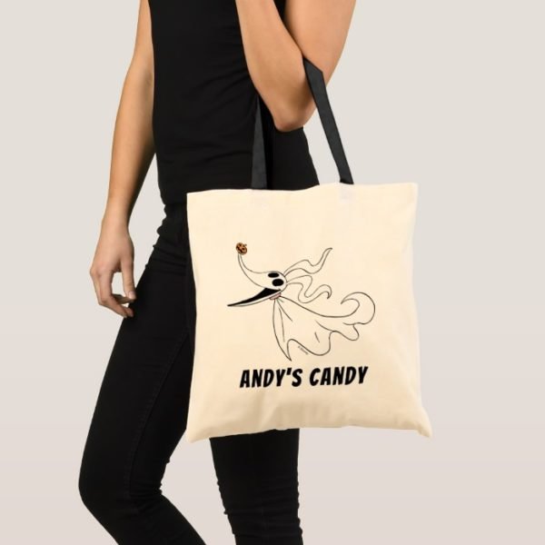 Nightmare Before Christmas | Zero - Add Your Name Tote Bag