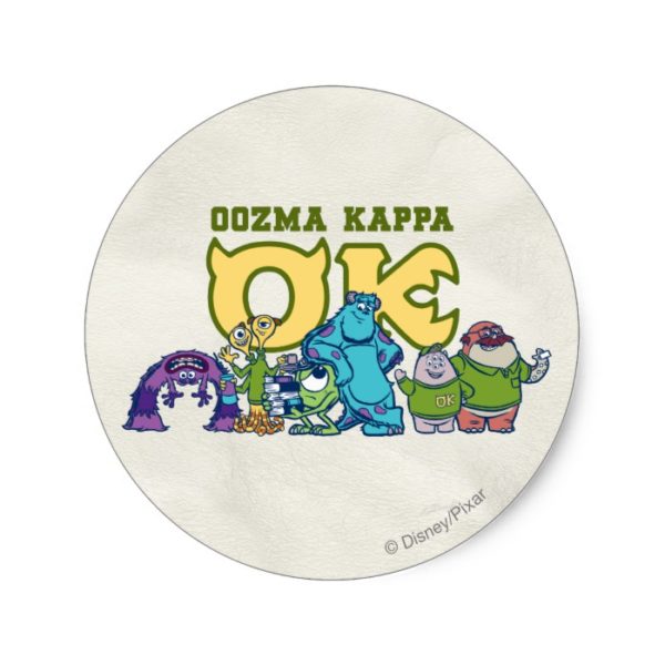 OK - OOZMA KAPPA  1 CLASSIC ROUND STICKER