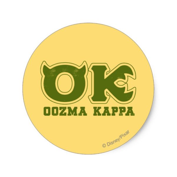 OK - OOZMA KAPPA Logo Classic Round Sticker
