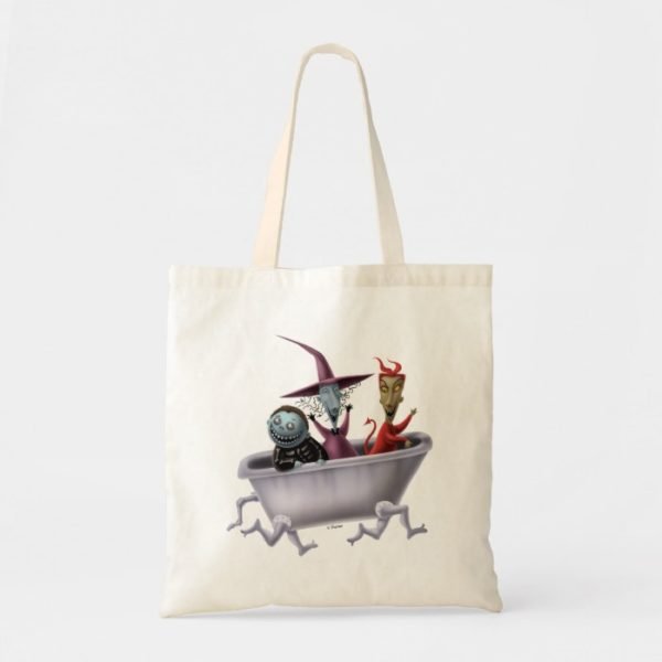 Oogie's Boys | Lock, Shock & Barrel in Bathtub Tote Bag