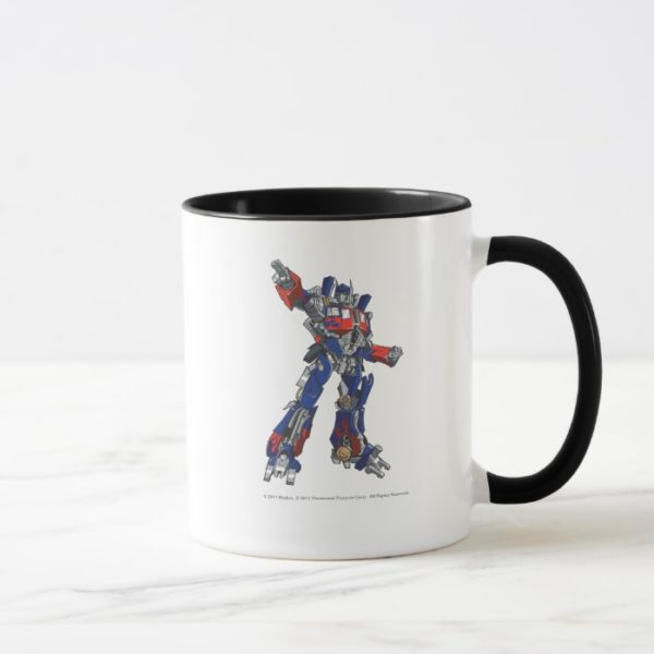 Optimus Prime Line Art 1 Mug