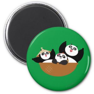 Pandas in a Bowl Magnet