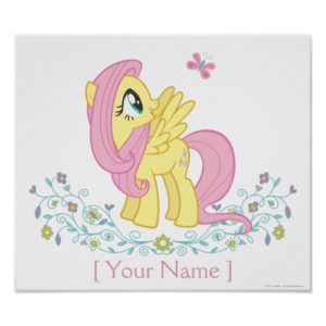 Personalized Fluttershy Poster