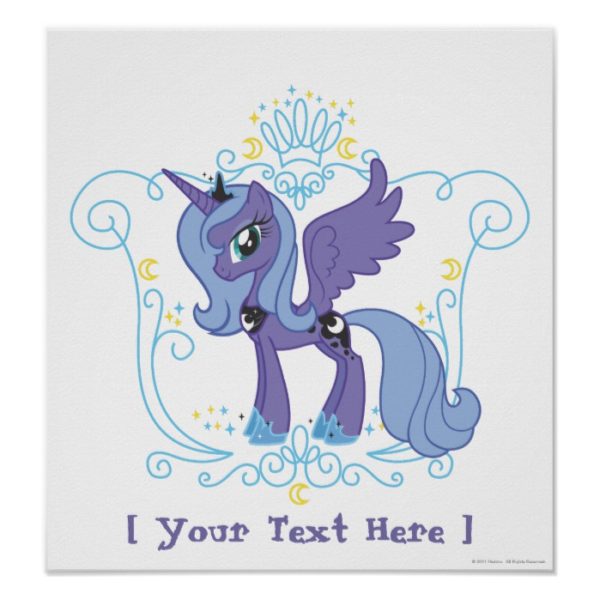 Personalized Luna Poster