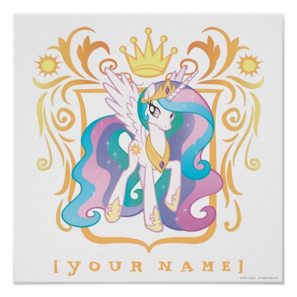 Personalized Princess Celestia Poster