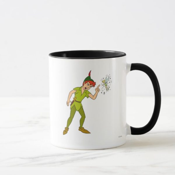 Peter Pan and Tinkerbell Disney Mug