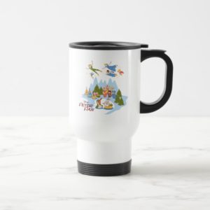 Peter Pan Flying over Neverland Travel Mug
