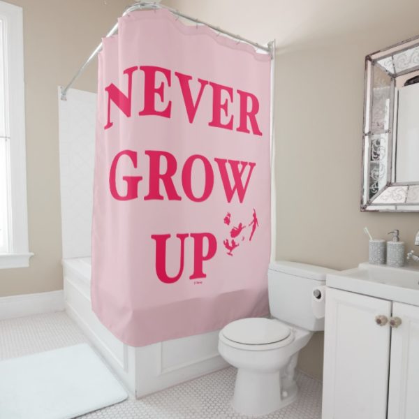 Peter Pan | Never Grow Up Shower Curtain