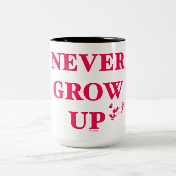 Peter Pan | Never Grow Up Two-Tone Coffee Mug