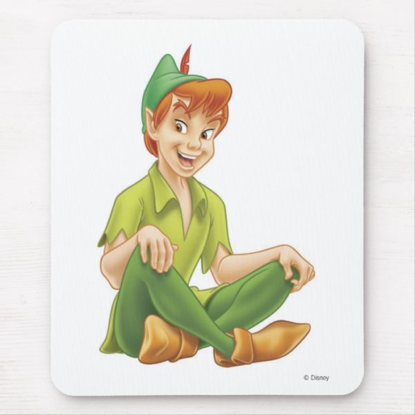Peter Pan Sitting Down Disney Mouse Pad