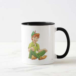 Peter Pan Sitting Down Disney Mug