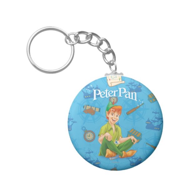 Peter Pan Sitting Down Keychain