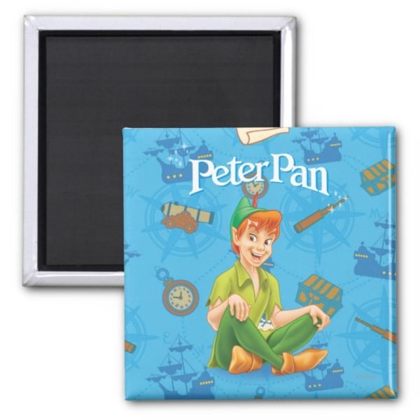 Peter Pan Sitting Down Magnet