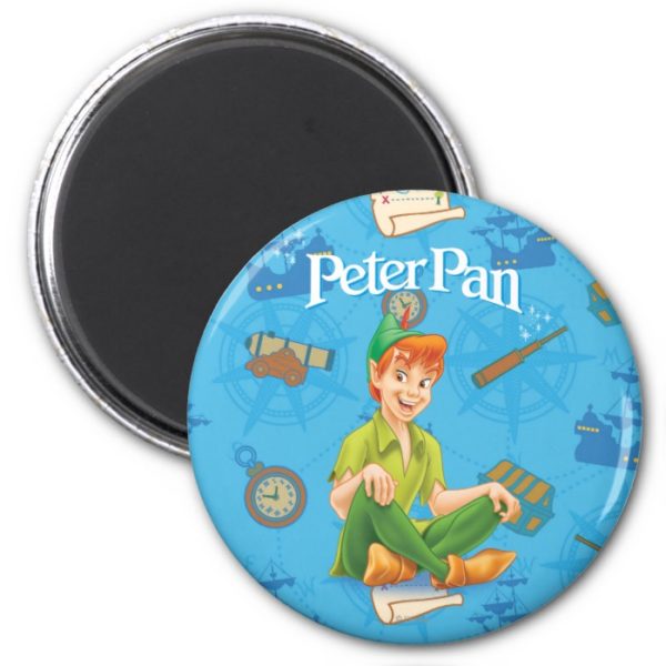 Peter Pan Sitting Down Magnet