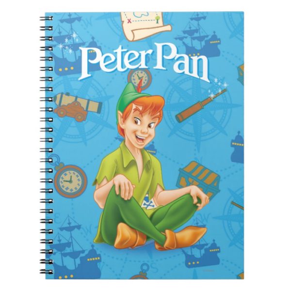 Peter Pan Sitting Down Notebook