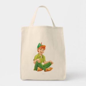 Peter Pan Sitting Down Tote Bag