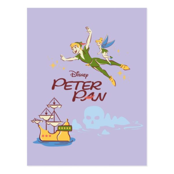 Peter Pan & Tinkerbell Postcard