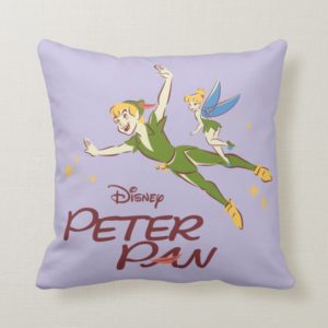 Peter Pan & Tinkerbell Throw Pillow