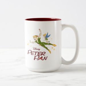 Peter Pan & Tinkerbell Two-Tone Coffee Mug