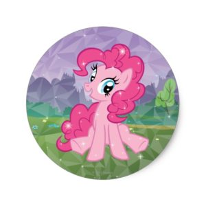 Pinkie Pie Classic Round Sticker