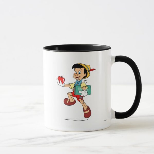 Pinocchio Pinocchio walking to school Disney Mug