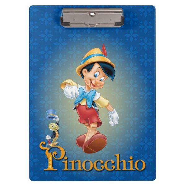 Pinocchio with Jiminy Cricket 2 Clipboard
