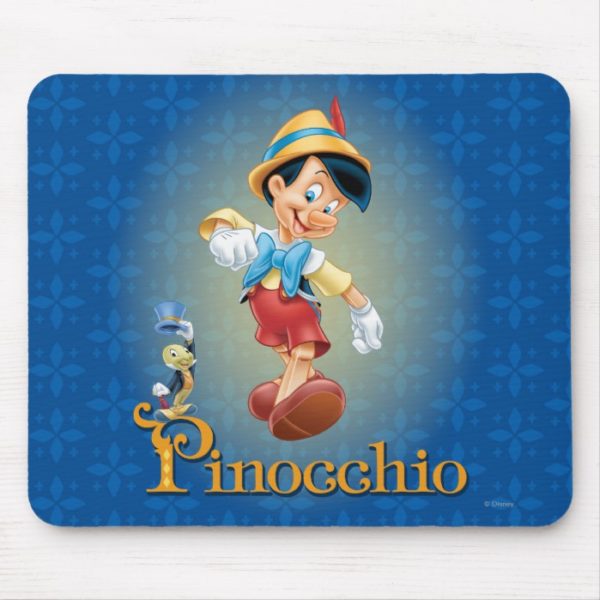 Pinocchio with Jiminy Cricket 2 Mouse Pad
