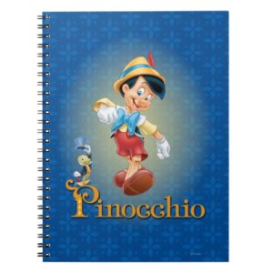 Pinocchio with Jiminy Cricket 2 Notebook