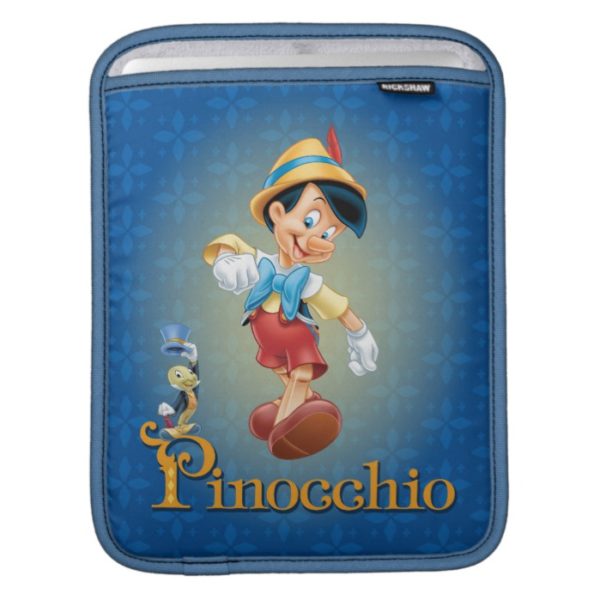 Pinocchio with Jiminy Cricket 2 Sleeve For iPads